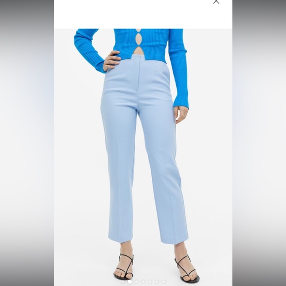 ๐๐ H&M Light blue pants-size US 2 ๐๐ - Picture 2 of 9